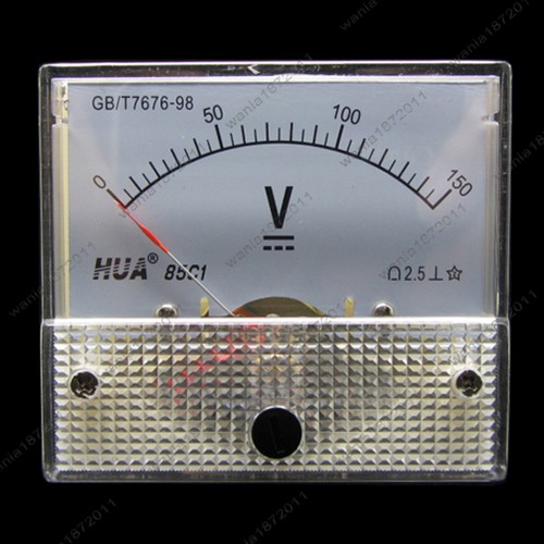 Voltmetro analogico 150v - dc,