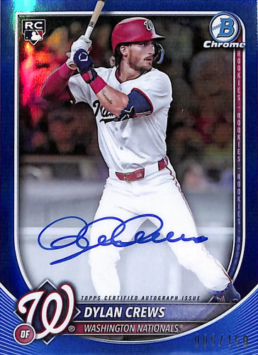 2025 bowman chrome dylan crews - bowman,