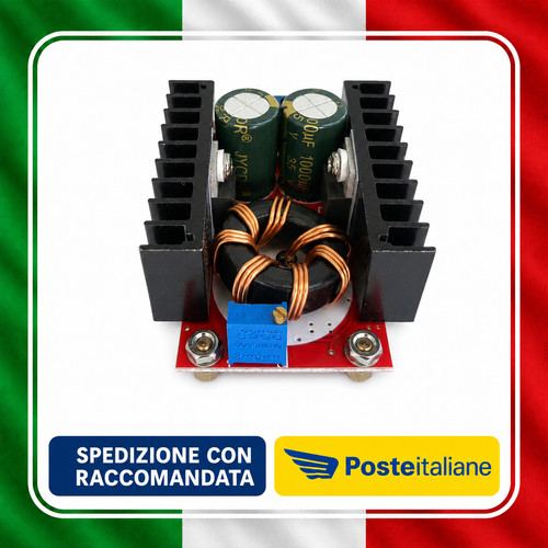 Convertitore stepup 150w - dc-dc,